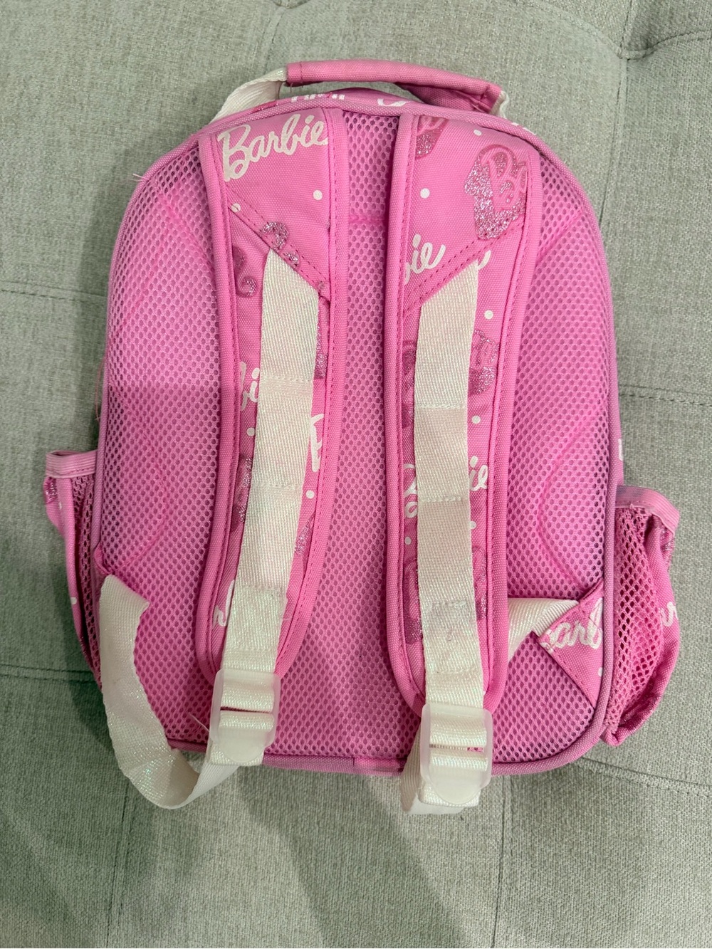 Pottery Barn Kids Barbie Pink Glitter Backpack - Picture 2 of 7